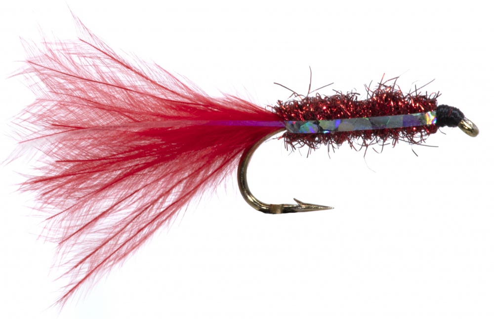 The Essential Fly Red Brite Lite Lure Fishing Fly